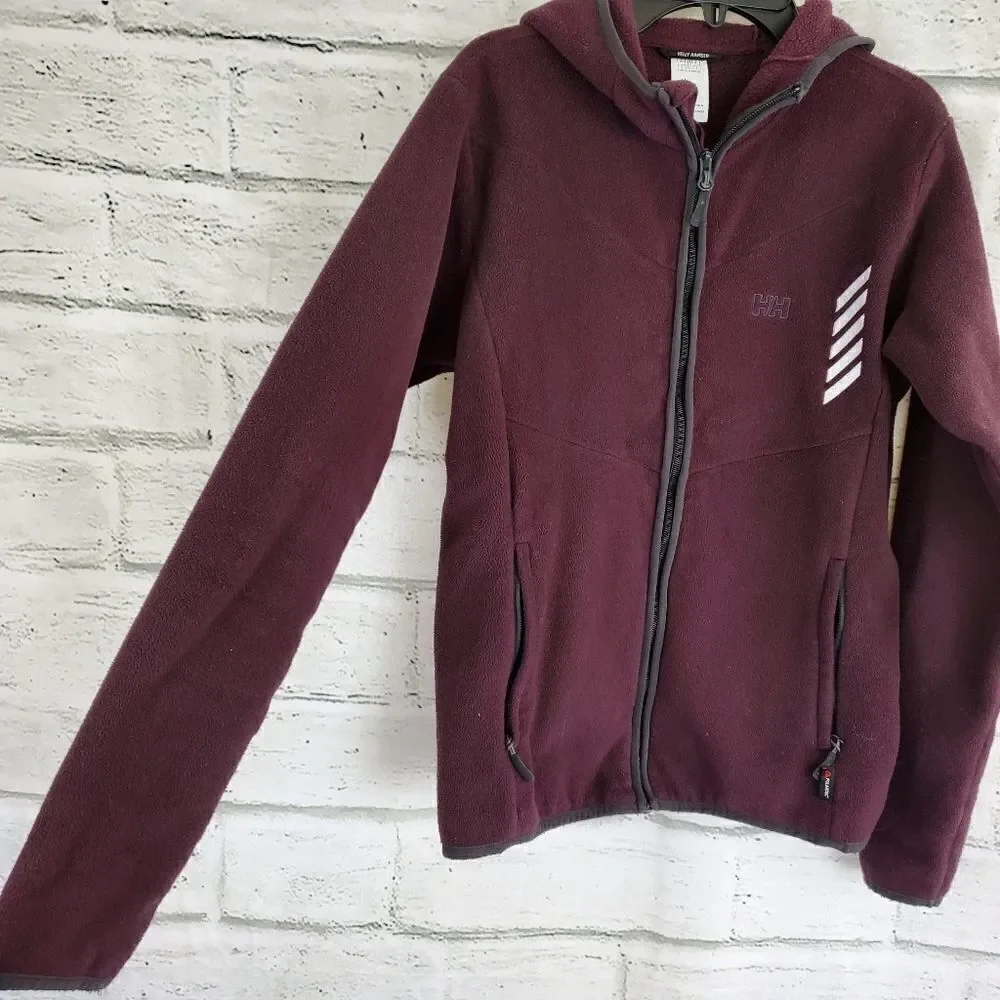 Helly Hansen zip up jacket hoodie fleece polartec